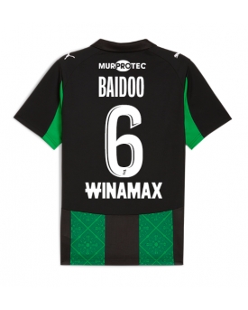 RC Lens Samson Baidoo #6 Maglia Gara Trasferta Repliche 2025-26 Maniche Corte